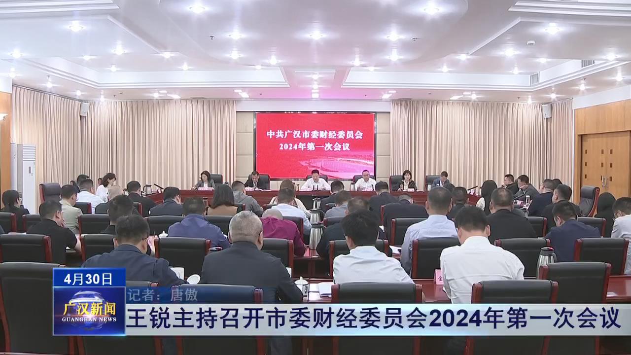 王锐主持召开市委财经委员会2024年第一次会议